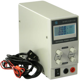 0-30VDC, 0-3A Variable Benchtop Power Supply